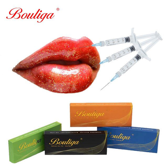 Hyaluronic Acid gel Injection for Lip and Breast Augmentation