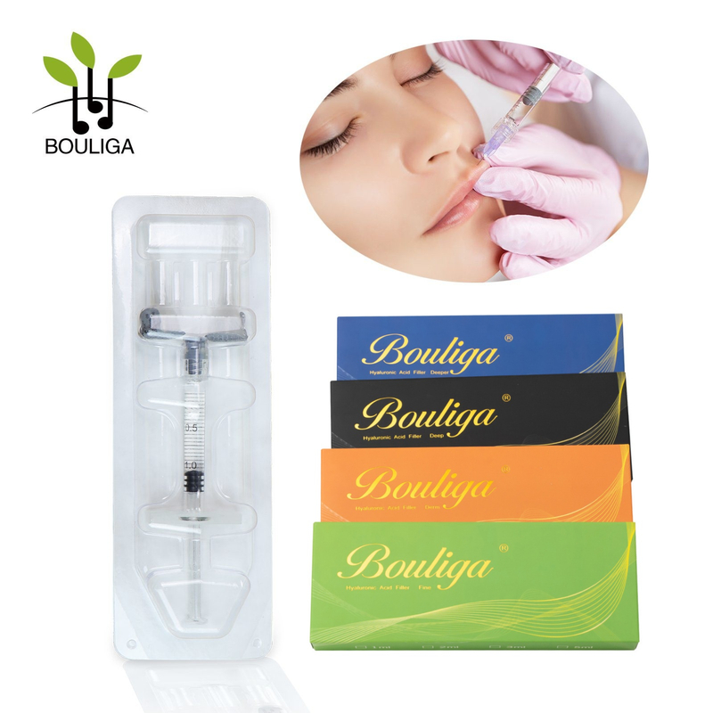 Bouliga Long-lasting Dermal Filler Injectable 1ml 2ml 5ml 10ml Cross Linked HA Filler 