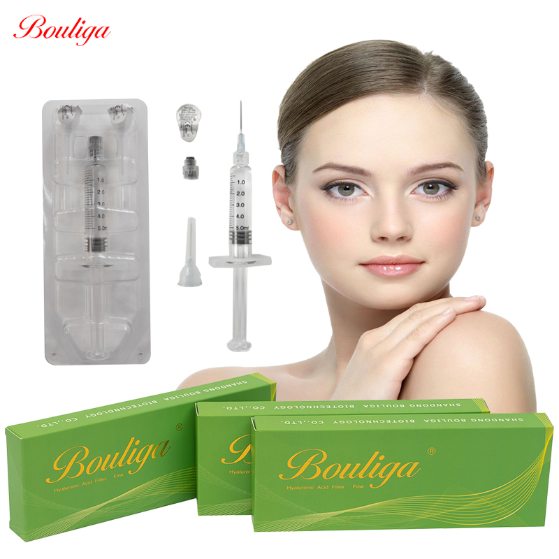 Bouliga monophasic and biphasic sodium hyaluronate gels/Hyaluronic acid dermal fillers