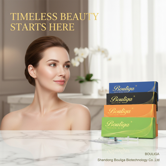 Bouliga Long-lasting Dermal Filler 1ml 2ml 5ml 10ml Cross Linked Hyaluronic Acid Filler
