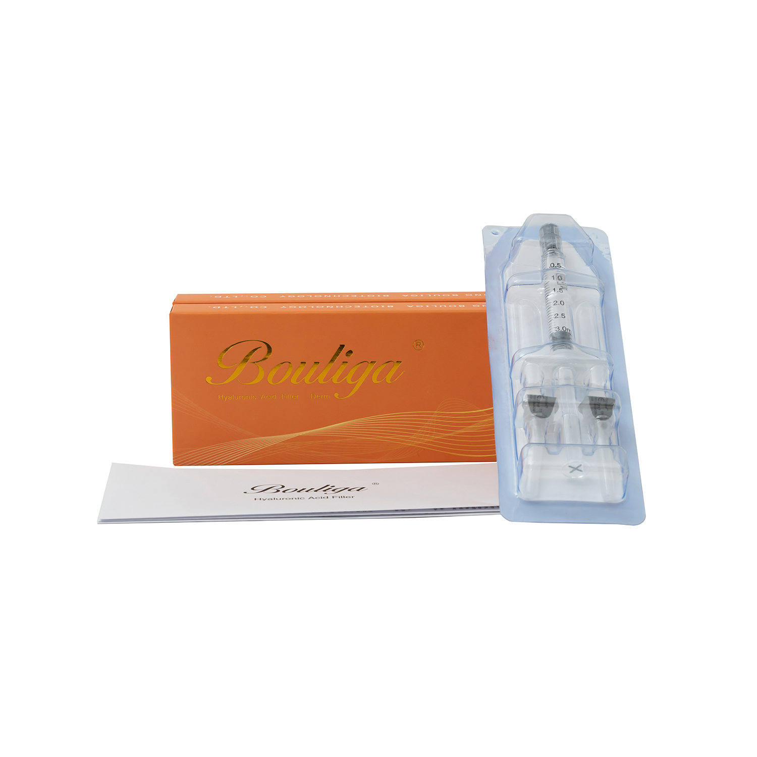 Bouliga Cosmetic Injection Dermal Filler Cross Linked 2ml