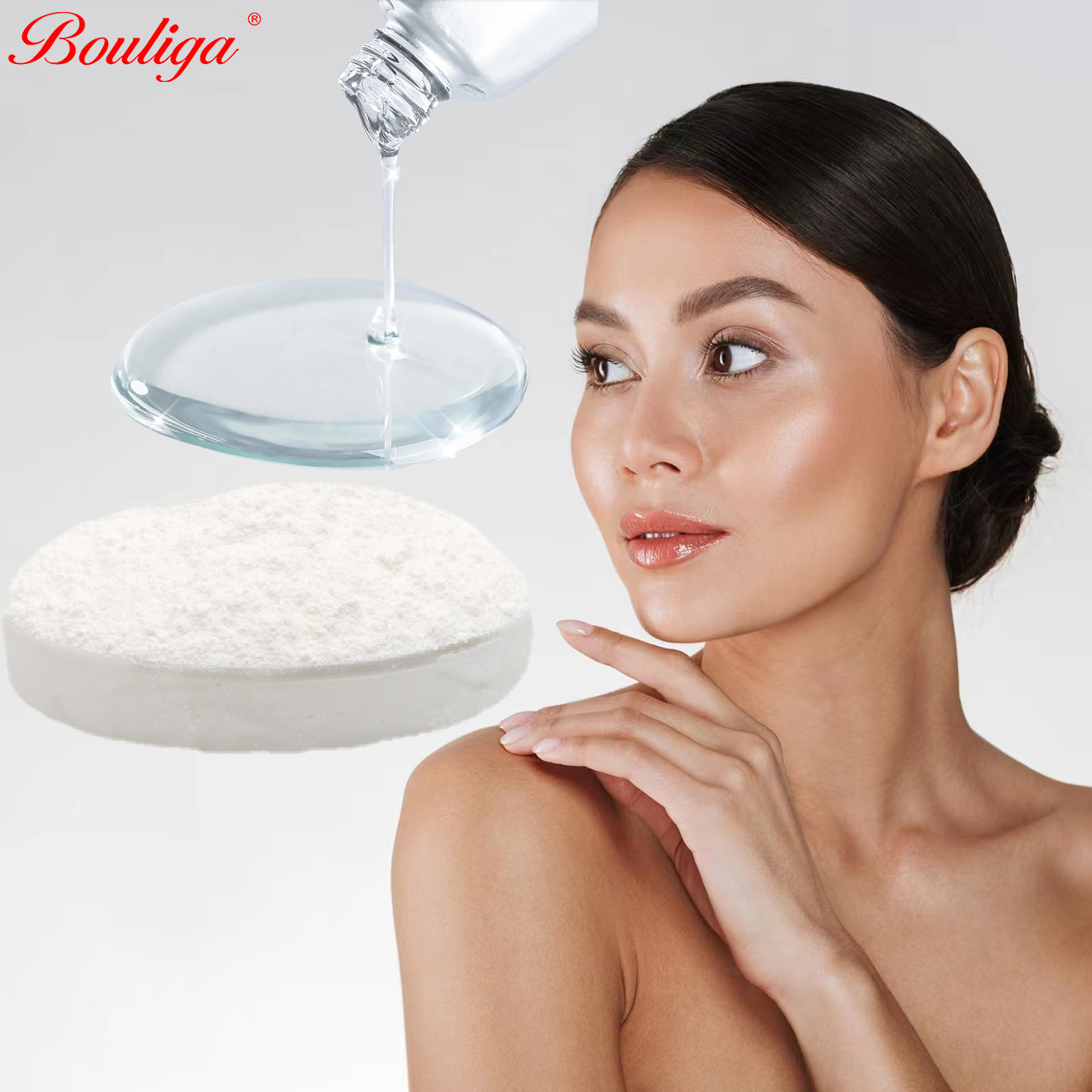 Bouliga Small Molucular Weight Easy into Skin Cosmetic Grade Sodium Hyaluronate Powder