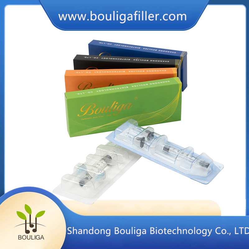 Bouliga Cross-Linked Hyaluronic Acid Dermal Filler for Wrinkles (1ml, 2ml, 5ml, 10ml)