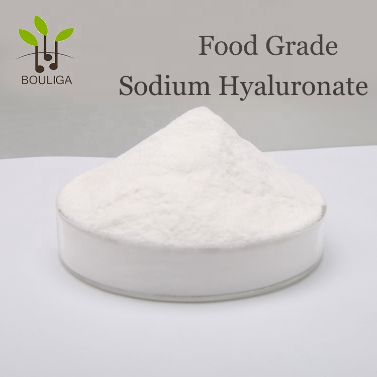 Food Cosmetic Injection Grade High Quality Sodium Hyaluronate Powder Raw Material