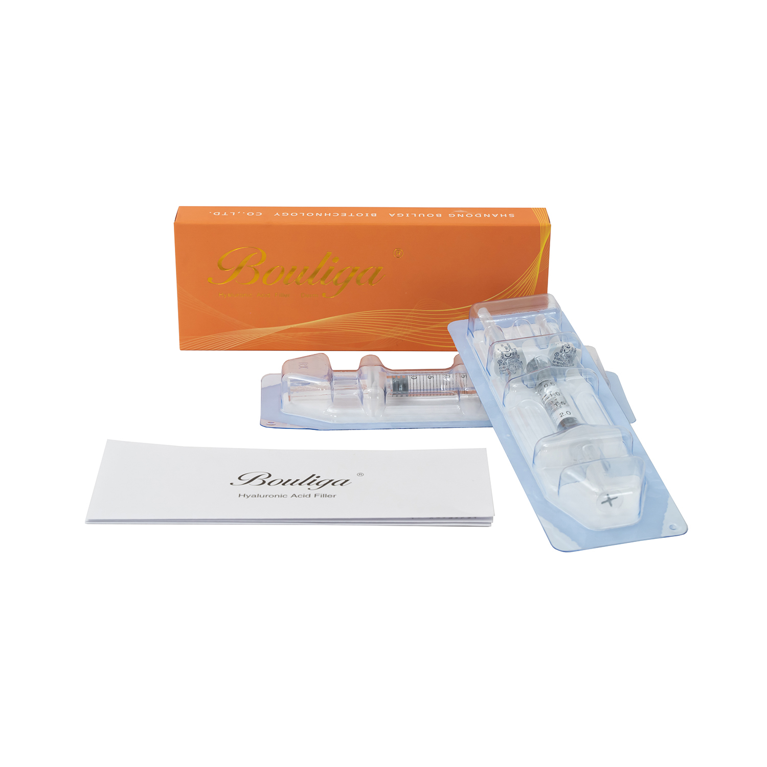 Bouliga Cosmetic Injection Dermal Filler Cross Linked 2ml