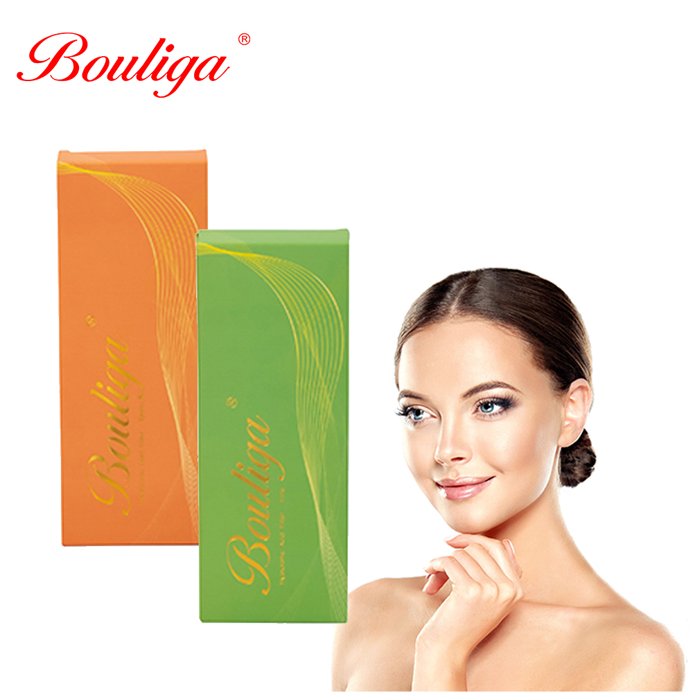 Bouliga 2ml Volume 100% pure hyaluronic acid filler for Facial Wrinkles and Folds