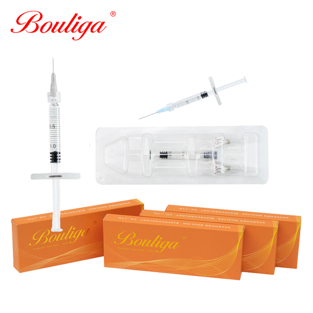 2ml High Quality Hyaluronic Acid Injection Gel Dermal Filler for Lip Enhancement