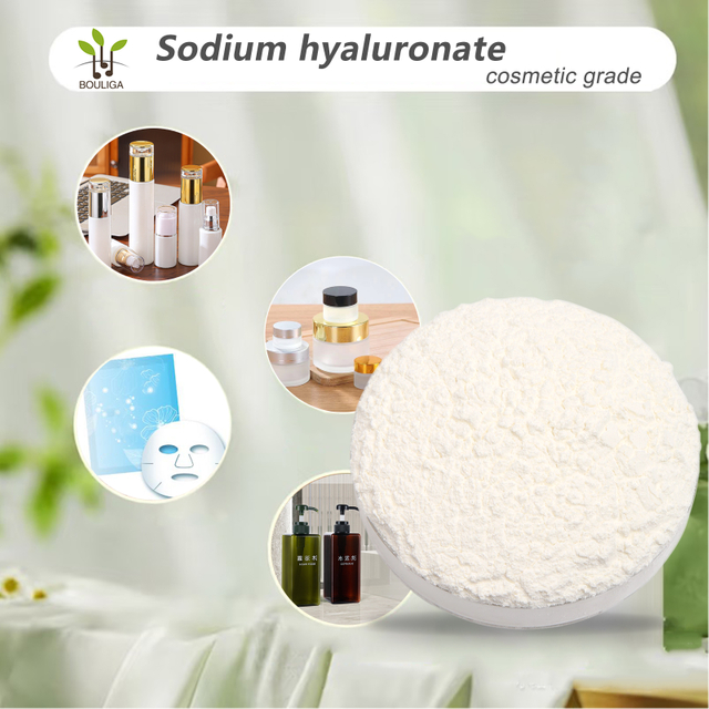 Bouliga Sodium Hyaluronate Powder Biofermentation Hyaluronic Acid Powder 100Mda Free Sample