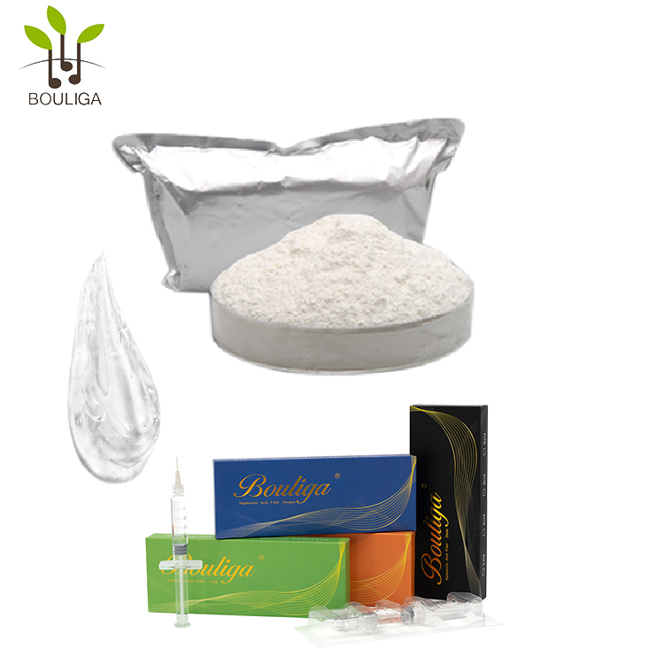 Bouliga Biofermentation Hyaluronic Acid Powder Pure Natural Injection Grade 200Mda Sodium Hyaluronate Powder