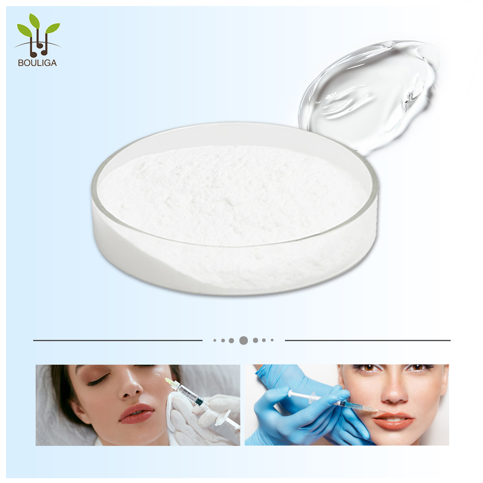 Bouliga Cross linked Sodium Hyaluronate powder 230Mda