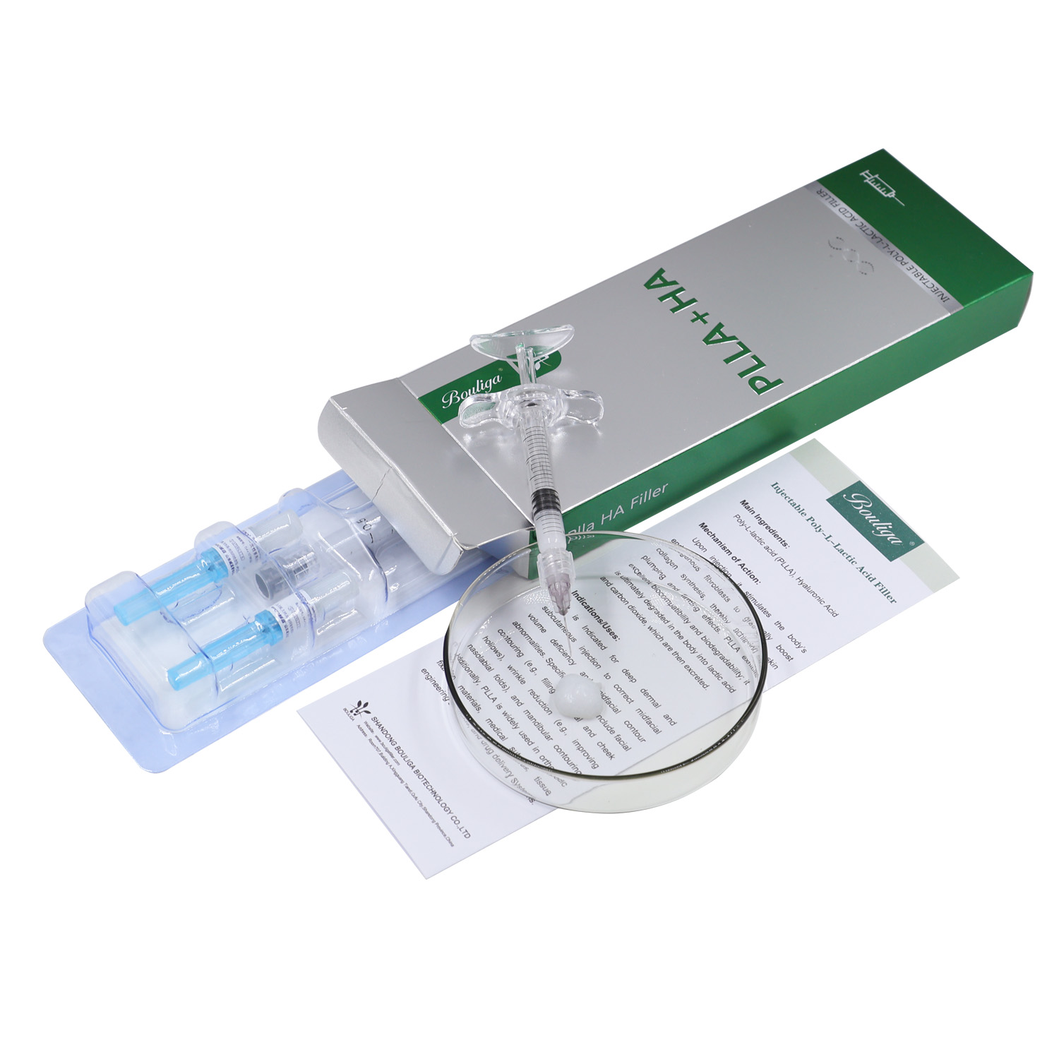 Long Lasting PLLA Hyaluronic Acid Dermal Filler 