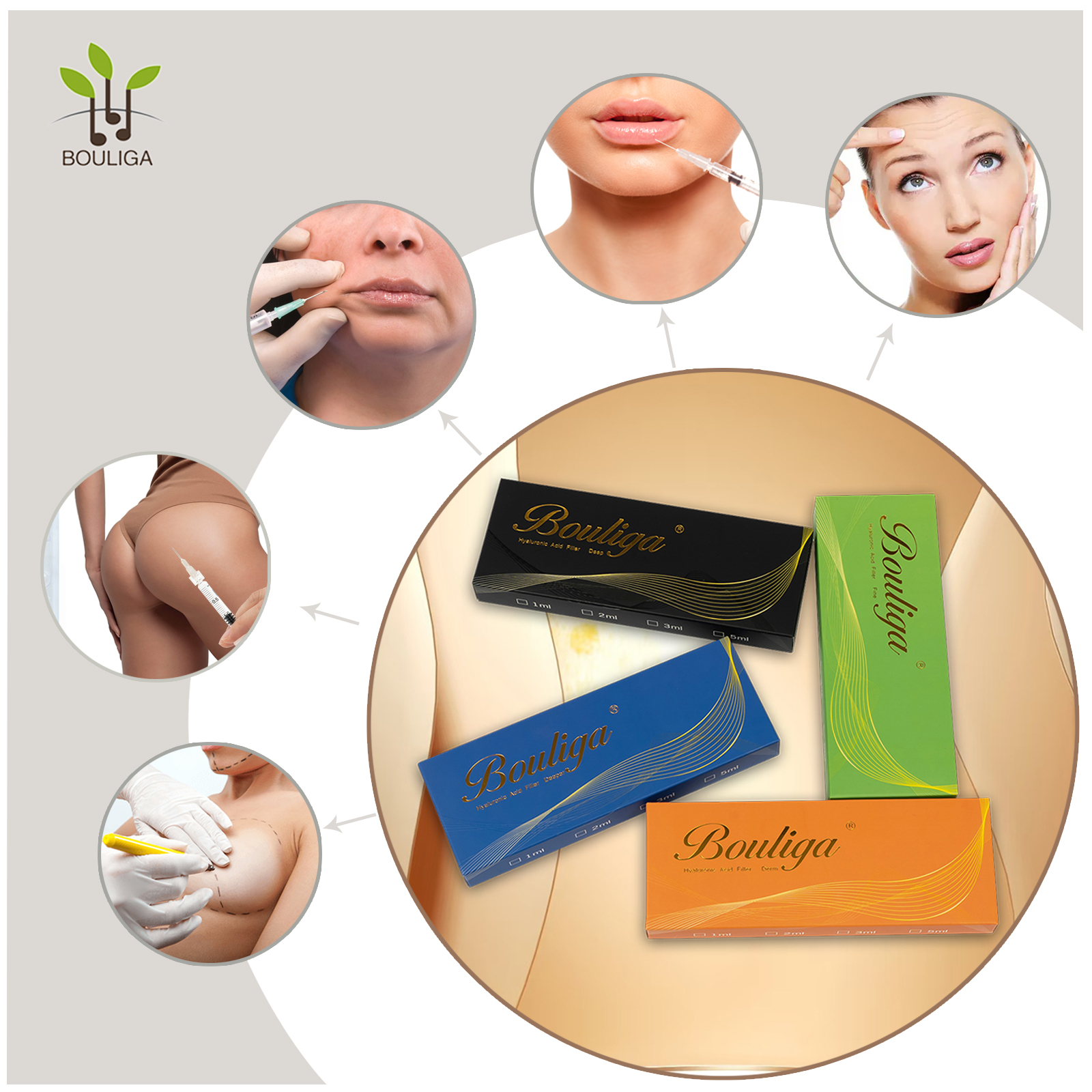 Anti-aging lip fillers
