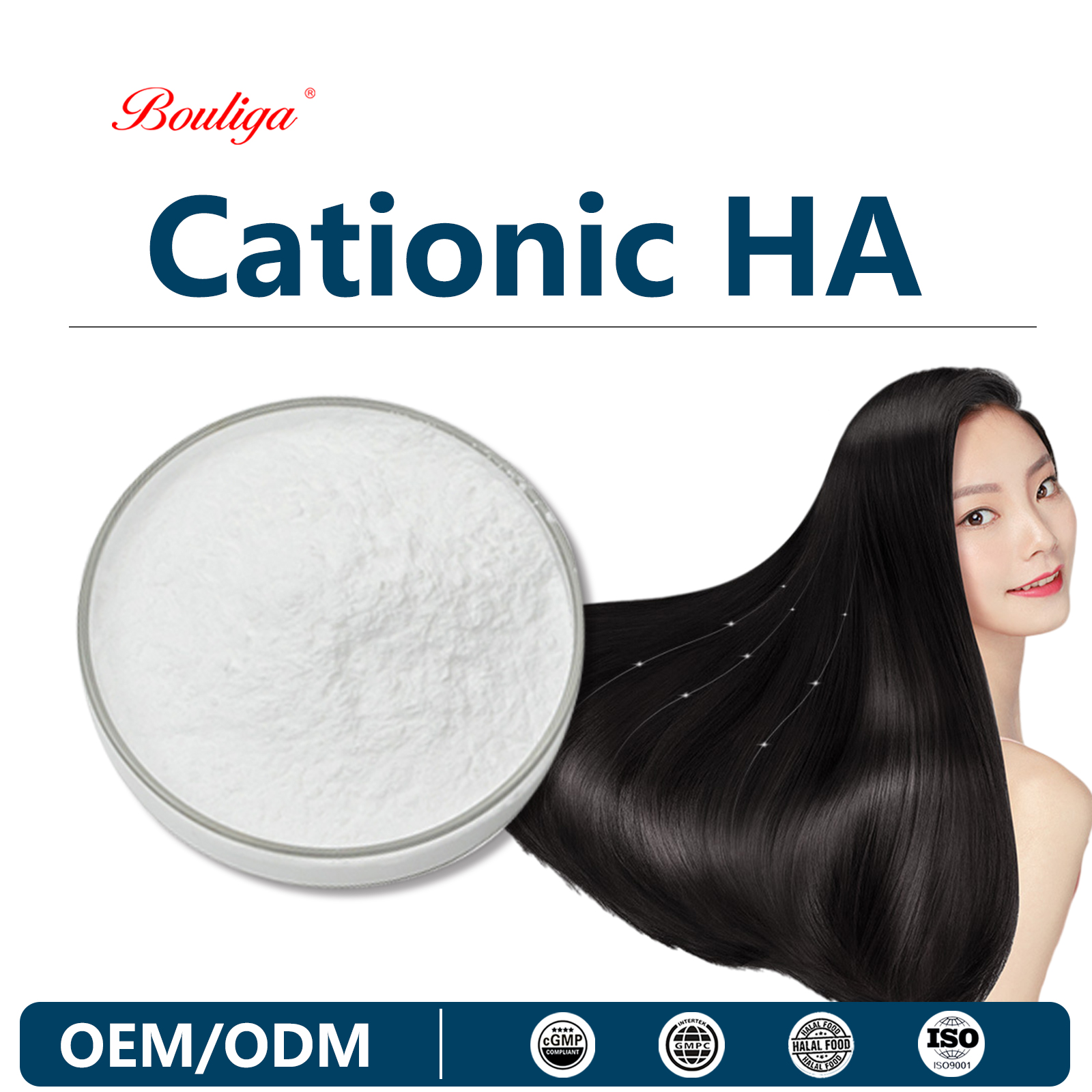 Cationic Sodium Hyaluronate Powder/Hyaluronate Powder.