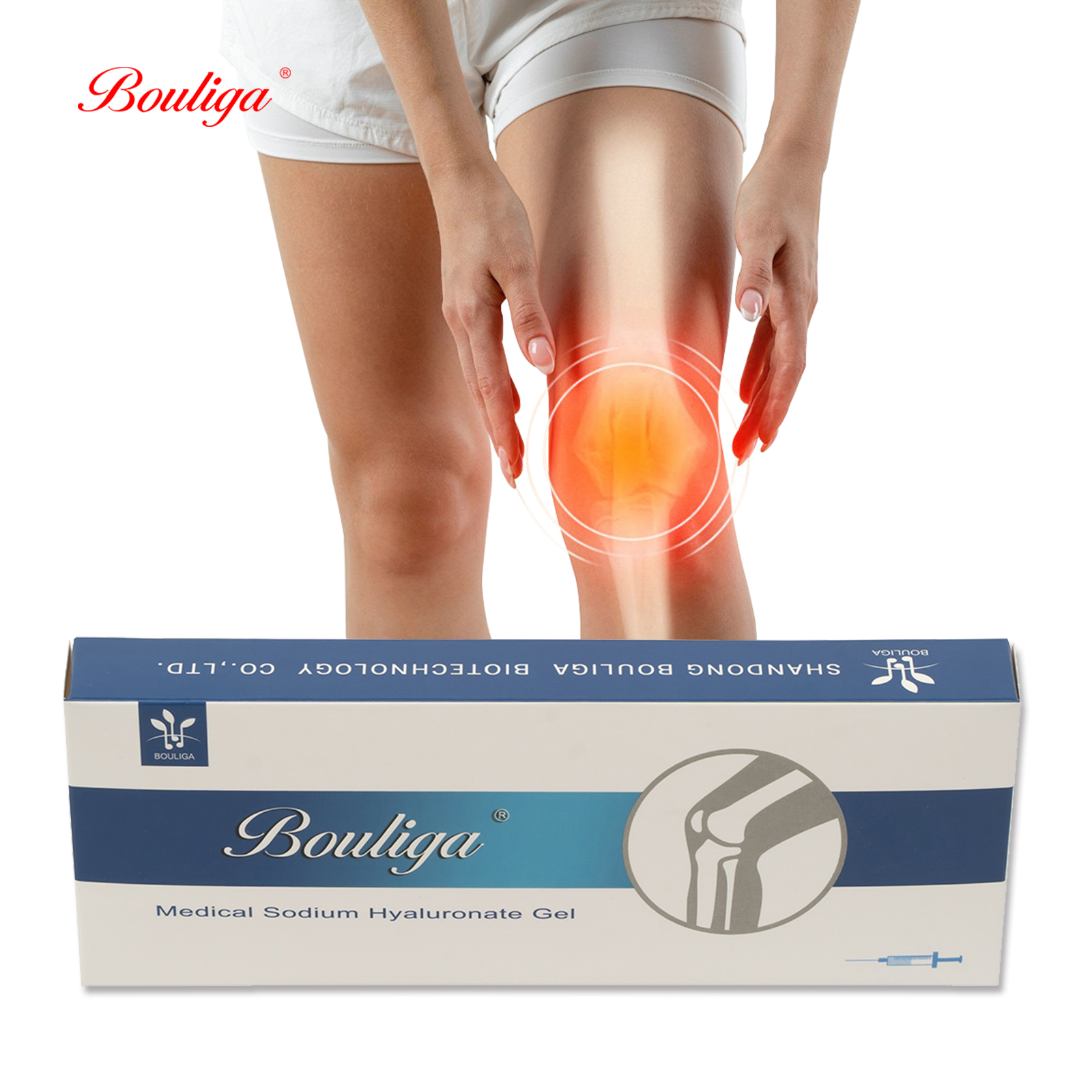 90mg/3ml Non-Cross Linked HA Knee Filler for Rejuvenation